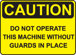 machine guard safety violations