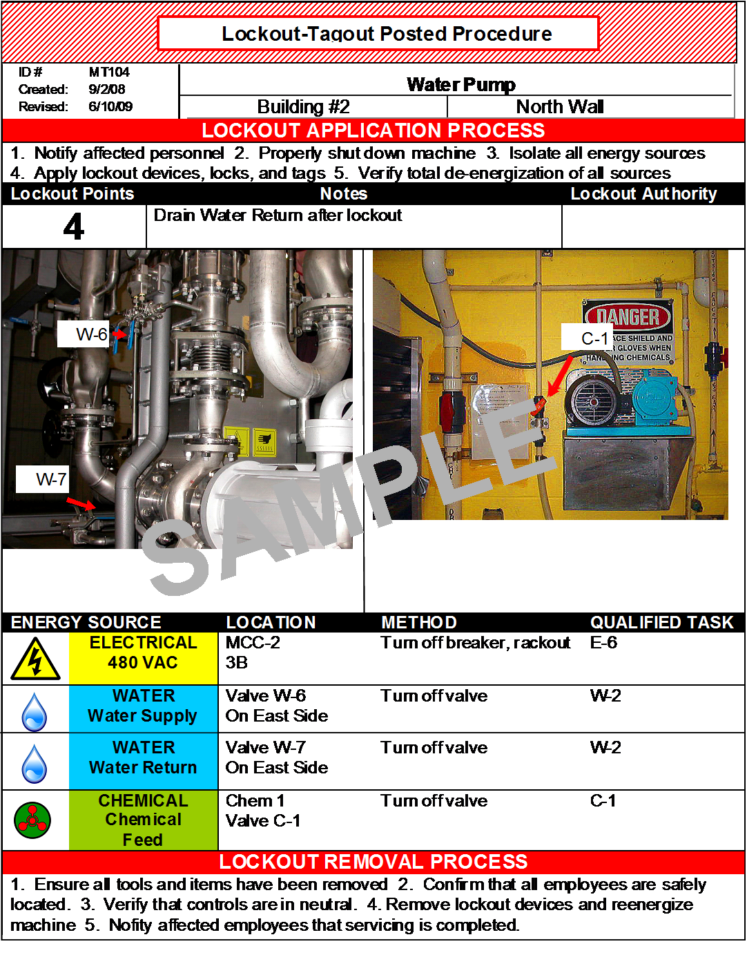 Beispiele F r Lockout Programme Martin Technical
