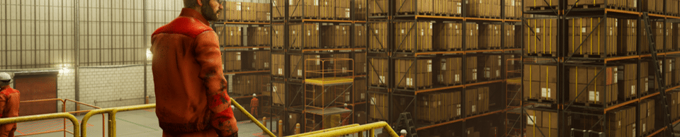 Virtual Worker Scanning Warehouse Off-The-Shelf Virtual Reality Content